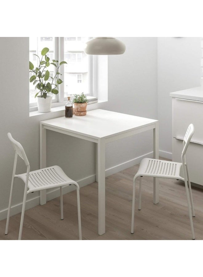 بكسل للأثاث مجموعة 2 كرسي طعام من البلاستيك لغرفة المعيشة من بكسل الأثاث، كرسي طعام مناسب للمنزل والمطبخ ولغرفة النوم وللاستخدام الداخلي والخارجي مثل الفناء والشرفة والحديقة - Image 4