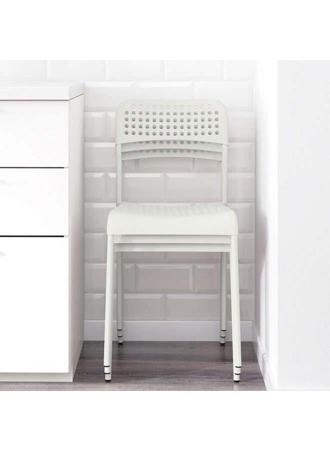 بكسل للأثاث مجموعة 2 كرسي طعام من البلاستيك لغرفة المعيشة من بكسل الأثاث، كرسي طعام مناسب للمنزل والمطبخ ولغرفة النوم وللاستخدام الداخلي والخارجي مثل الفناء والشرفة والحديقة - Image 5