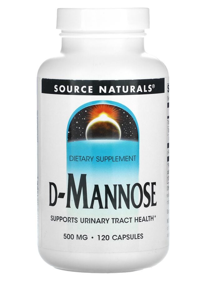 D-Mannose 500 mg 120 Capsules