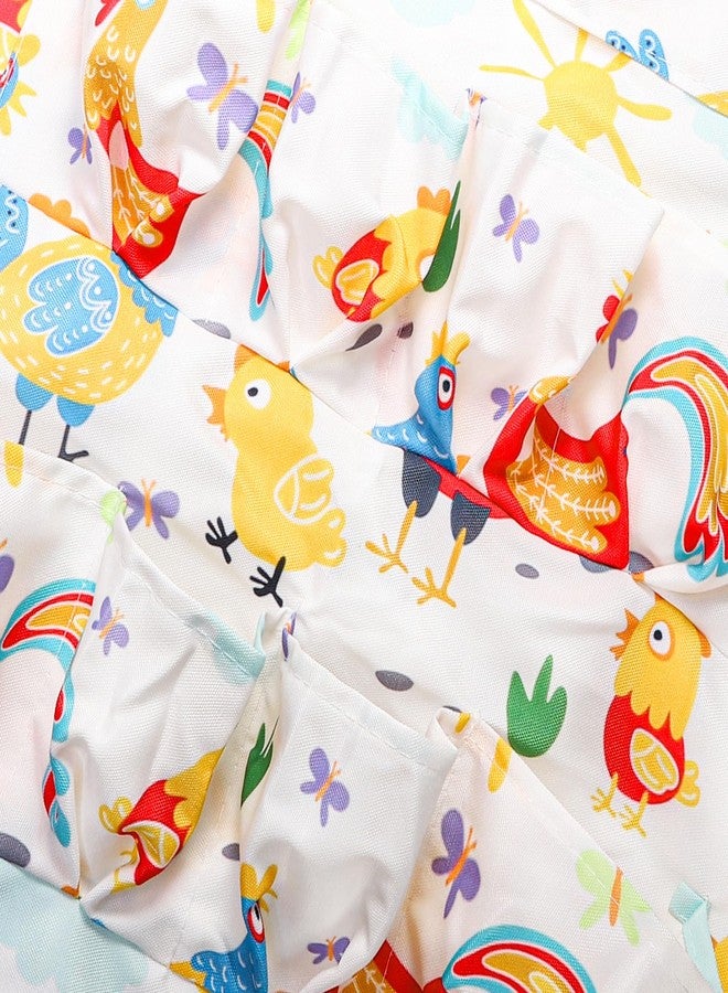 Goaste مريلة جمع بيض الماعز للأطفال، مريلة لحفظ البيض بـ 8 جيوب، مريلة لجمع بيض الدجاج، مريلة لحمل سلال البيض الريفية لبيض الدجاج والبط والإوز، نشاط منزلي بين الوالدين والطفل - Image 4