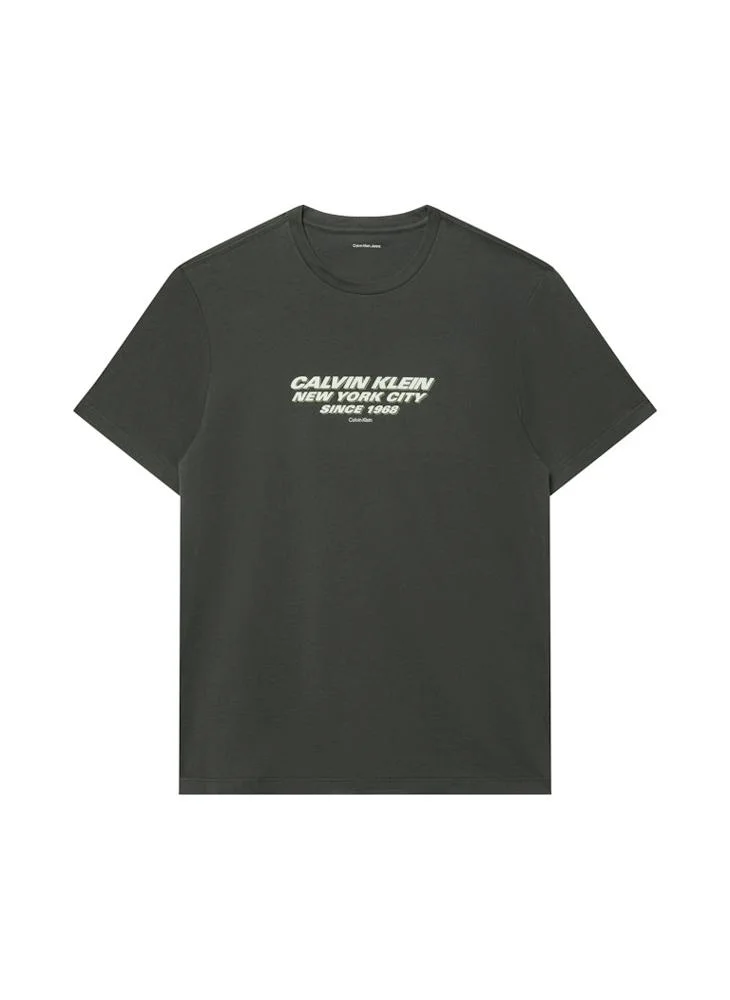 CALVIN KLEIN Graphic Crew Neck T-Shirt