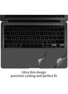 CaseBuy CaseBuy MacBook Pro 13 inch Palm Rest Protector, Wrist Rest Cover with Trackpad Skin for 2023 2022 2021 2020 MacBook Pro 13 inch M2 M1 A2338 A2289 A2251, Space Grey  - Image 3