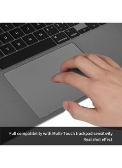CaseBuy CaseBuy MacBook Pro 13 inch Palm Rest Protector, Wrist Rest Cover with Trackpad Skin for 2023 2022 2021 2020 MacBook Pro 13 inch M2 M1 A2338 A2289 A2251, Space Grey  - Image 5