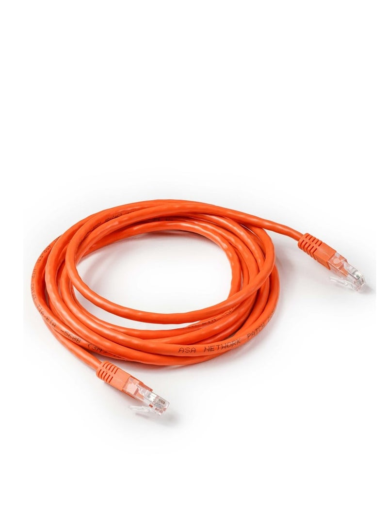 فوجي ستار كابل شبكة إيثرنت LAN بطول 1 متر برتقالي كات 6