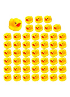 KASTWAVE 50 Mini rubber ducks, baby bath, duck birthday party accessories, baby shower to celebrate the joy of children  - Image 1