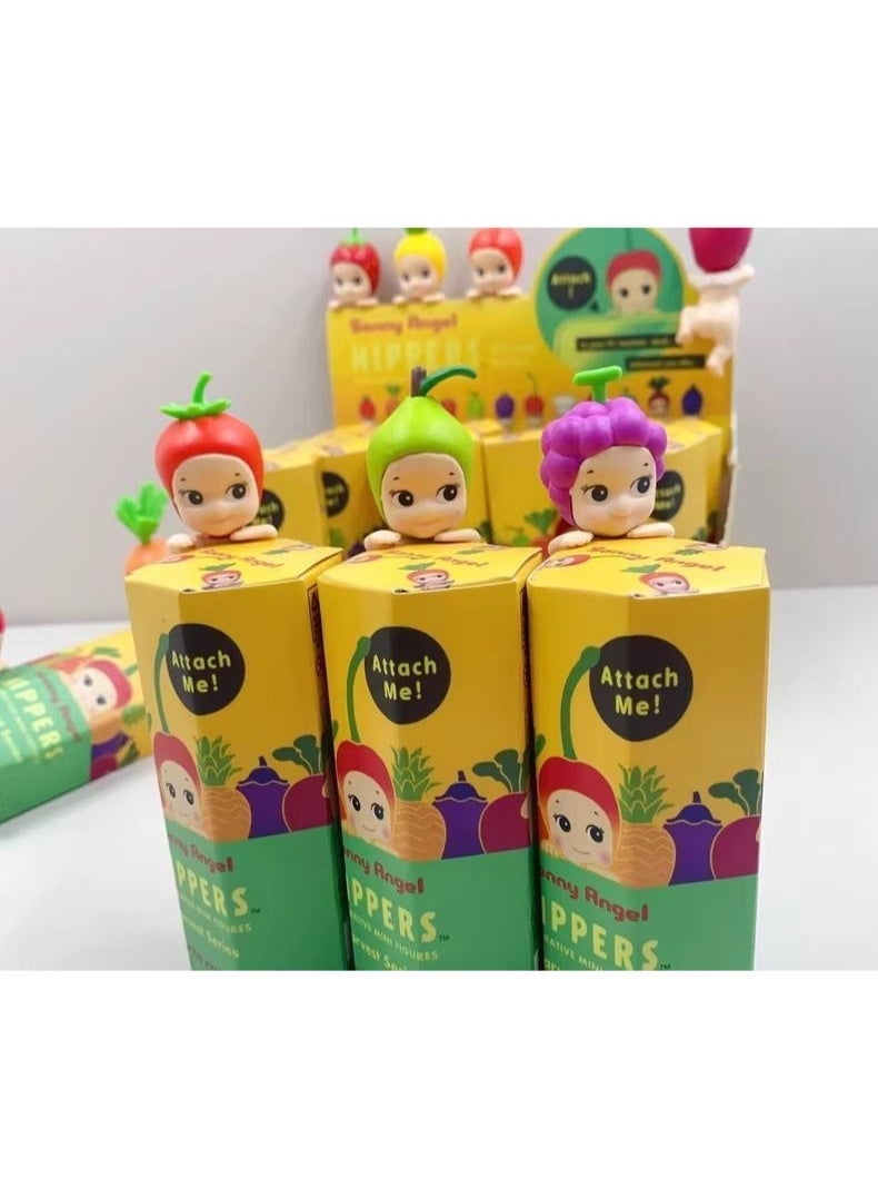 جاياتو صغيرة مزخرفة من سلسلةHarvest (صندوق واحد أعمى) من سلسلة مجسم مصغر مزخرف - ملحق لطيف للهاتف المحمول من الفواكه والخضروات، دمية قابلة للتجميع - Image 4