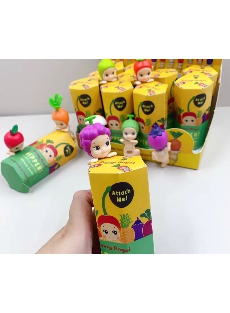 جاياتو صغيرة مزخرفة من سلسلةHarvest (صندوق واحد أعمى) من سلسلة مجسم مصغر مزخرف - ملحق لطيف للهاتف المحمول من الفواكه والخضروات، دمية قابلة للتجميع - Image 3