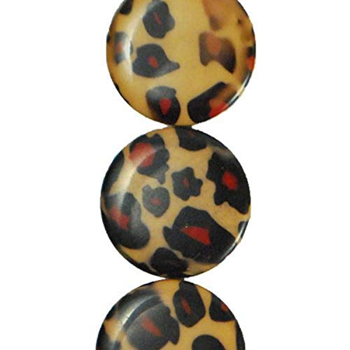 Expo International Expo BD54085 Animal Print Acrylic Bead 8-Inch Strand, Multiple Colors - Image 4