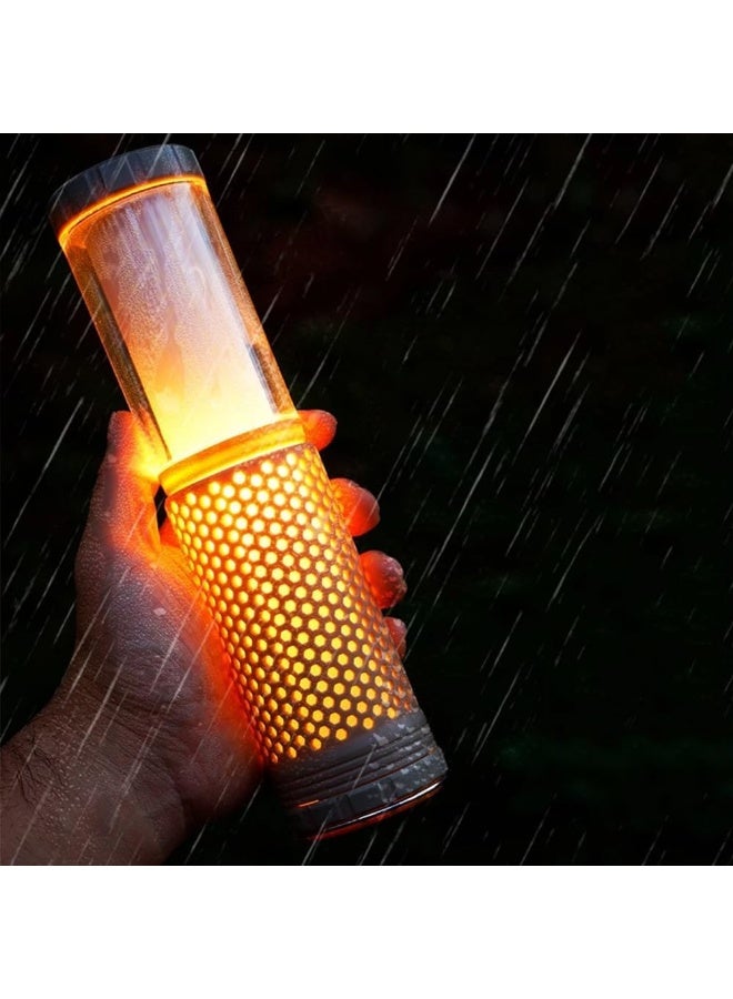 Multifunctional Camping Lantern Rechargeable LED Light with Warm & White Modes  Compact Outdoor Flashlight for Hiking Tent & Emergency Use - Image 5