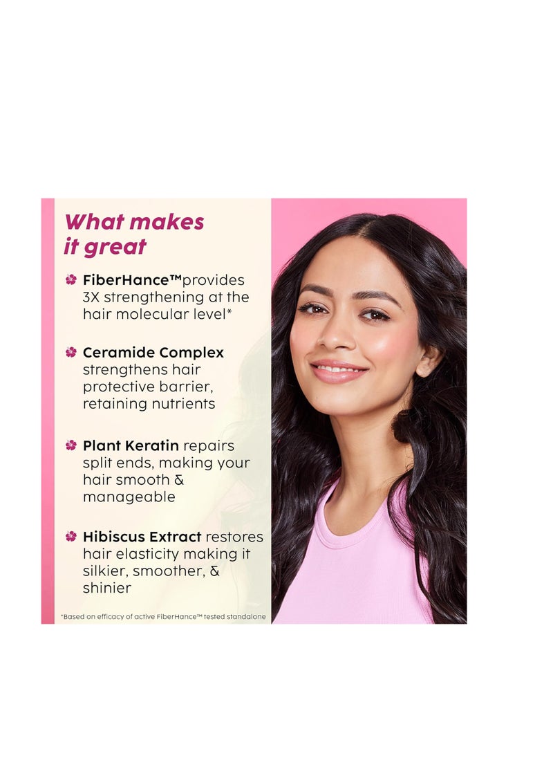 PLIX THE PLANT FIX PLIX - THE PLANT FIX Hibiscus Bond Repair Advanced Shampoo for Damaged, Frizzy Hair - 200ml | Repair Hair Molecular Structure | FiberHance & Hibiscus Extract | Men & Women  - Image 3