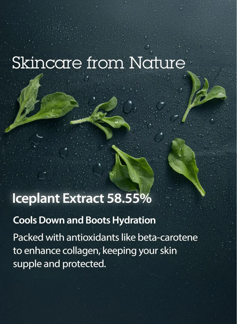Blithe Pressed Serum Crystal Iceplant, 50ml - Korean Skin Care, Anti Wrinkle, Calming & Hydrating, Ice Plant Extract, K beauty, Skin Brightening Facial Care with Natural Ingredients, All Skin Types