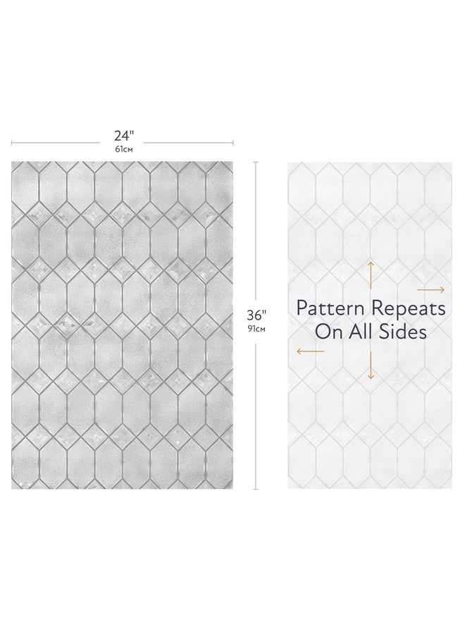 Artscape Old English | Privacy Window Film with Textured Leaded Glass Pattern | Non-Adhesive & UV Protection | Easy to Apply & Removable | 24 x 36 Inches | Made in USA - Image 3