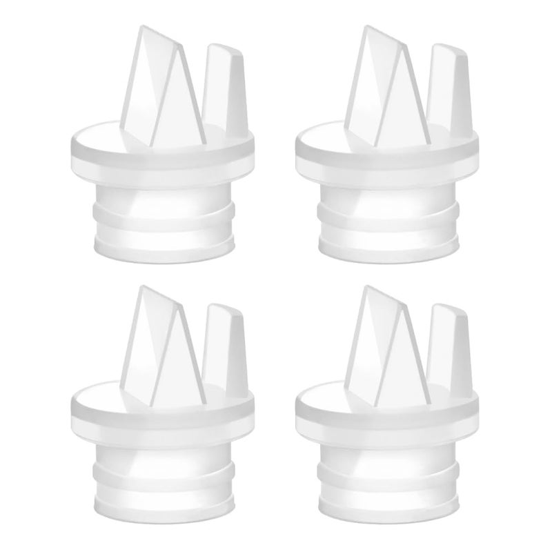Maymom 2nd Generation Pump Valves with Pull Tab for Spectra S1, S2 and 9 Pumps and Compatible with Avent Comfort Electric Breast Pump; (4 pc) - Image 1