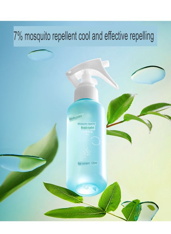 Mosquito Repellent Spray, Cool and Effective Repelling, Natural Anti-Counterfeiting Power Formula Safe and non-irritating 120ml