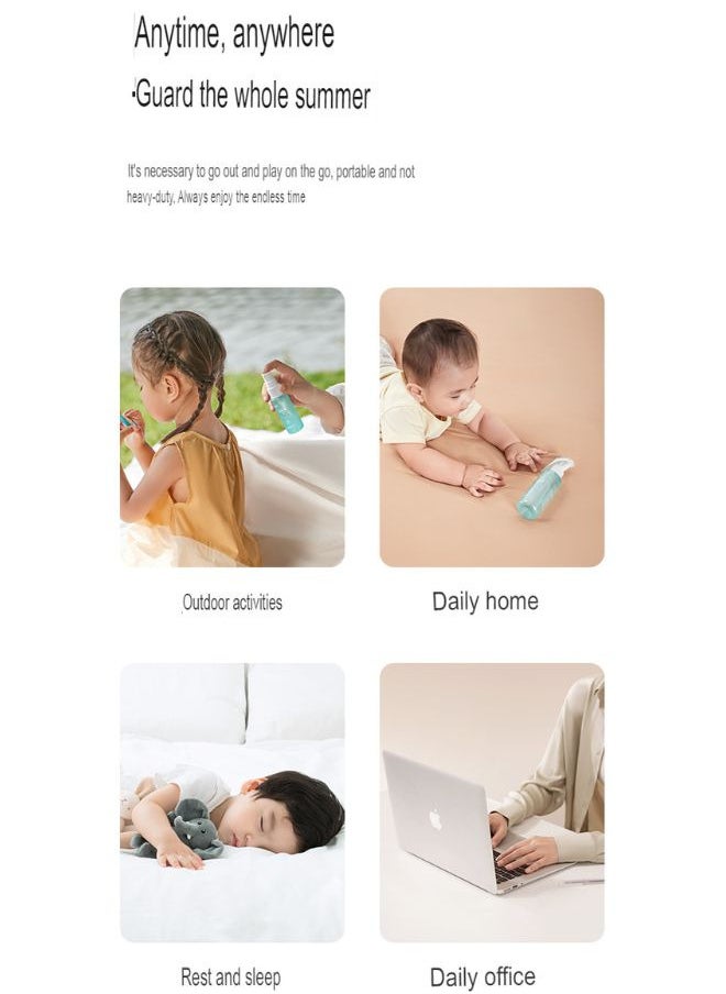 Mosquito Repellent Spray, Cool and Effective Repelling, Natural Anti-Counterfeiting Power Formula Safe and non-irritating 120ml