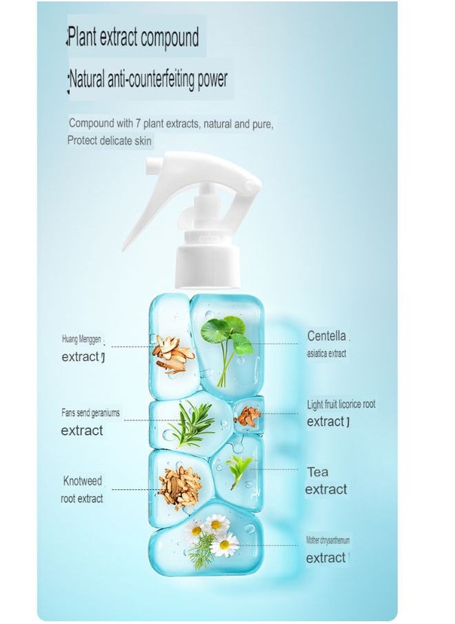 Mosquito Repellent Spray, Cool and Effective Repelling, Natural Anti-Counterfeiting Power Formula Safe and non-irritating 120ml