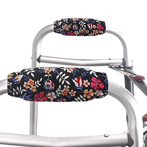 AMISTOLOLO Walker Handle Cover Handle Pads for adult Soft Cushion Padding for Walker Padded Hand Grip Covers Walker Grips Universal Folding Rolling crutch pad Hand Walking Arm Crutches Cushions Crutch Covers - Image 2