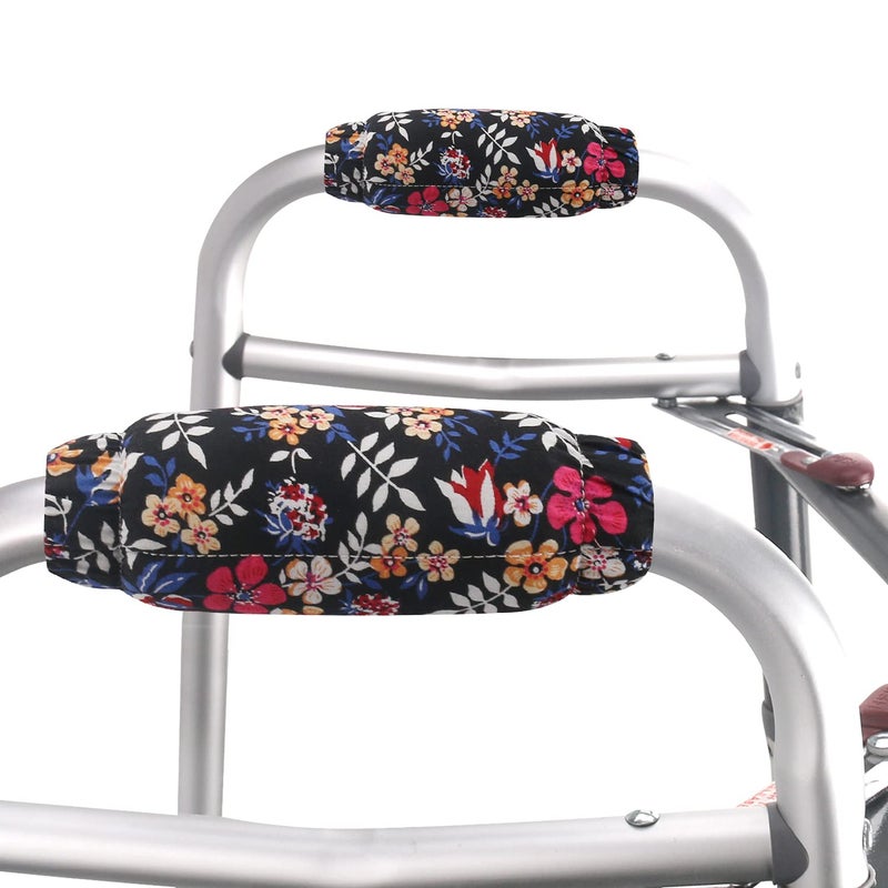 AMISTOLOLO Walker Handle Cover Handle Pads for adult Soft Cushion Padding for Walker Padded Hand Grip Covers Walker Grips Universal Folding Rolling crutch pad Hand Walking Arm Crutches Cushions Crutch Covers - Image 3