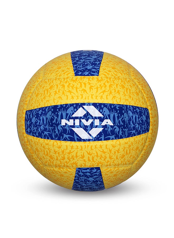 Nivia G-2020 Rubber Volleyball | Size: 4 | Laminated | 18 Panels | for Indoor & Outdoor Matches | Machine Stitch | Butyl Bladder | High Air Retention  - Image 1