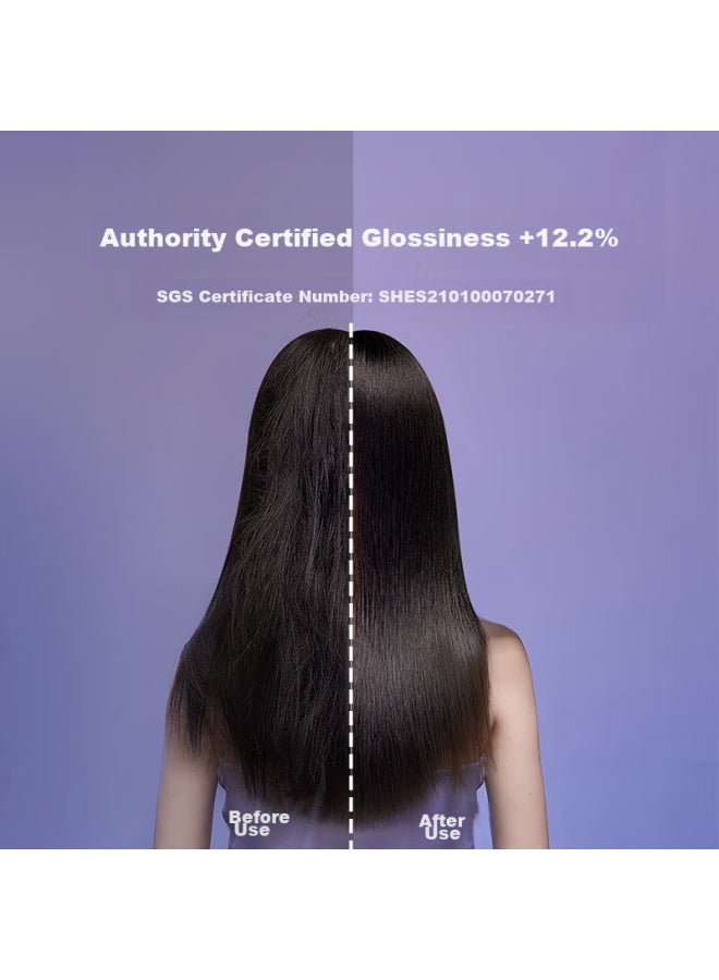 Lena Straight Hair Iron With Negative Ion, Curling Iron, Hair-friendly, Dual-use For Straightening And Curling, Hair Straightener For Women, Electric Hair Straightener, Bangs Clip, Hair Iron, Qixi Gift, Ln-h2, Purple - Image 3