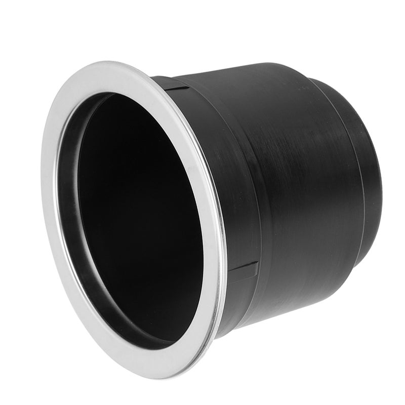 Plastic Stainless Steel Drink Cup Holder Bracket for Yachts MotorhomesBlack - Image 2