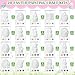VercanMonth 20 Set Easter DIY Painting Kit Ceramic to Paint Your Own Easter Egg Rabbit Flower Basket Chick Statues Unpainted Plaster Figurines Brushes Acrylic Paints Bags Party Favor for Kids - Image 4