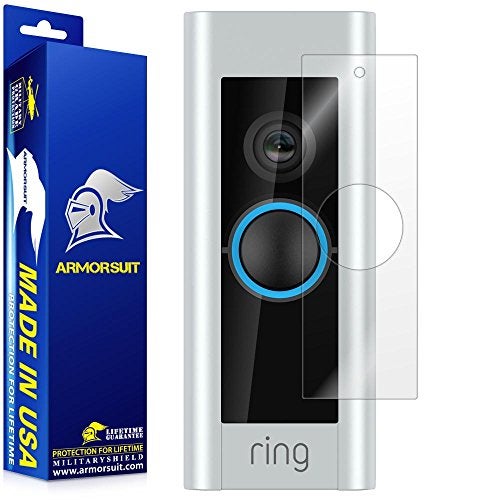ArmorSuit 2 Pack Screen Protector Designed for Ring Video Doorbell Pro MilitaryShield HD Clear Film - Made in USA - Image 1