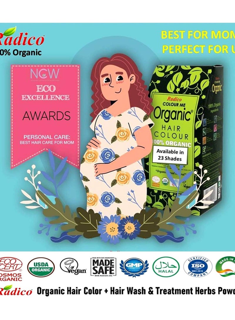Radico Colour Me Organic Hair Colour Soft Black 100gm  - Image 4