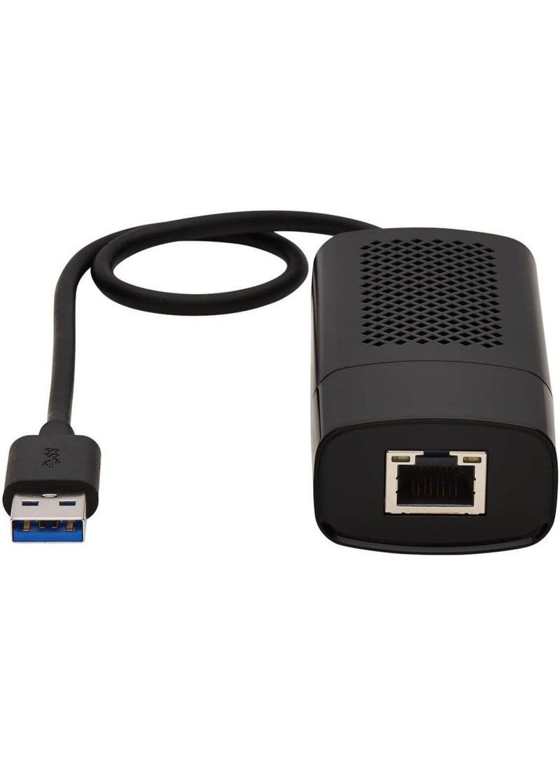 Tripp Lite Ethernet Network Adapter, USB to RJ45 Gigabit Ethernet Converter, USB 3.1 Gen 1, 2.5 Gbps Ethernet, M/F, Black (U336-06N-2P5-B) - Image 1