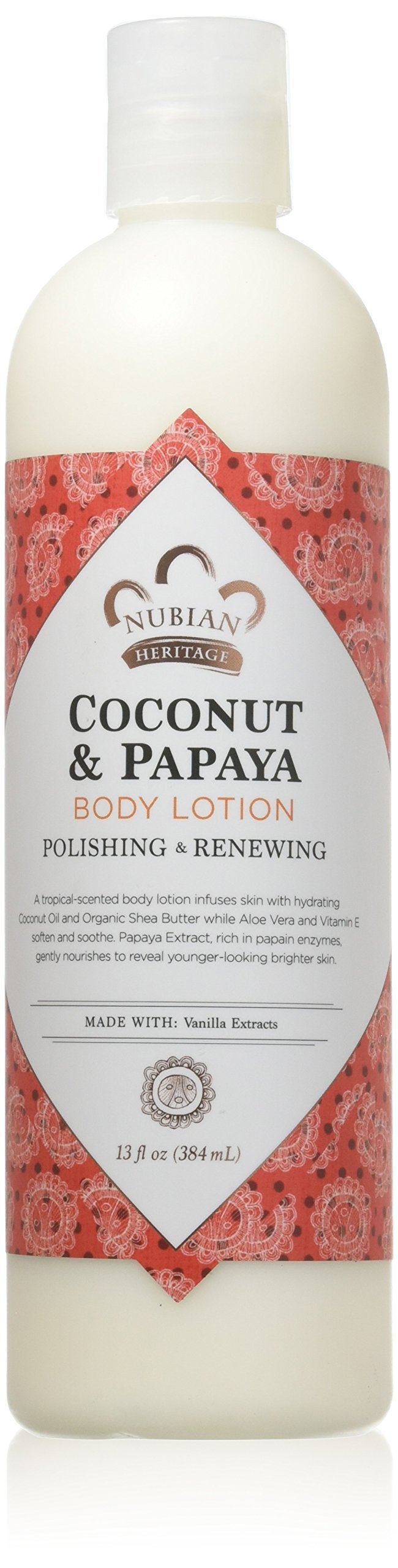 Nubian Heritage Nubian Heritage Body Lotion Coconut and Papaya 13 Fl Oz