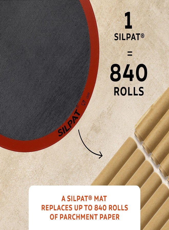 Silpat The Original Perfect Pizza Non-Stick Silicone Baking Mat, 16" Round - Image 3