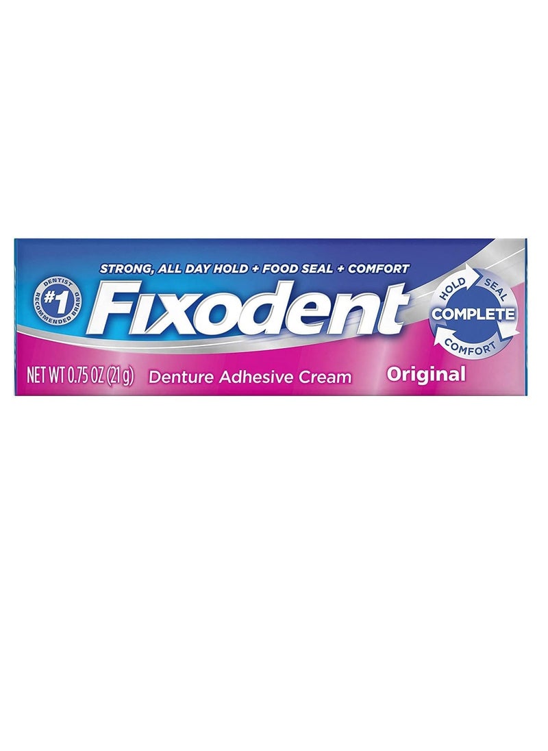 Fixodent Fixodent Denture Adhesive Cream Original 0.75 oz (Pack of 12)  - Image 1