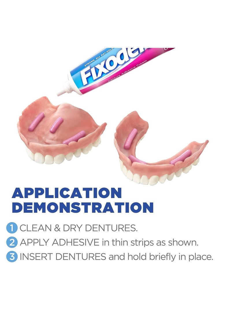 Fixodent Fixodent Denture Adhesive Cream Original 0.75 oz (Pack of 12)  - Image 2