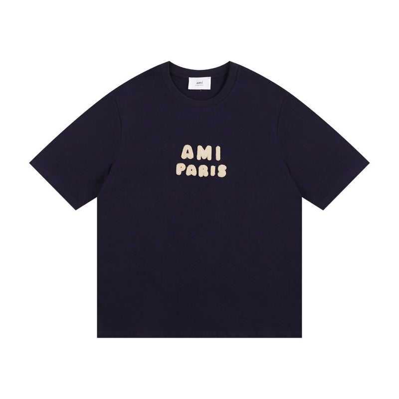 2025 Spring And Love Letter Short Sleeve Loose Casual Men And Women Couples Same T-Shirt Support For Hair - Image 5