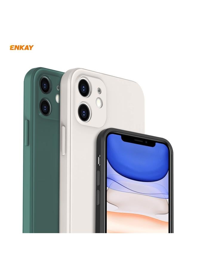 ENKAY Case For iPhone 11 Pro Hat-Prince ENK-PC064 Liquid Silicone Straight Edge Shockproof Protective Case - Image 2
