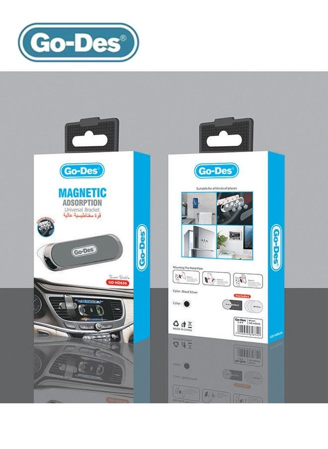 GO-DES - Go-Des Magnetic Adsorption Bracket GD-HD636 - Black - Image 1