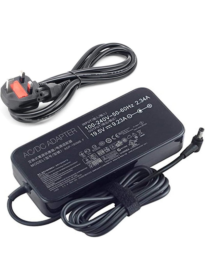 Terabyte 19.5V 9.23A 180W Laptop Charger Compatible for ASUS ROG G750JW G750JX G751JL G751JM G750JM G751JM G750JS G-Series Gaming Laptop AC Power Adapter - Image 1