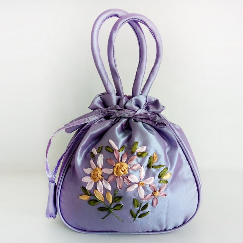 Chinese Style Hanfu Bag Women'S Embroidered Sachet Antique Handbag Embroidered Middle-Aged And Elderly Women'S Mummy Bag - Image 1