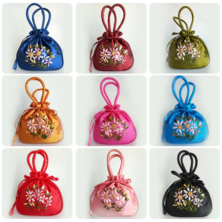 Chinese Style Hanfu Bag Women'S Embroidered Sachet Antique Handbag Embroidered Middle-Aged And Elderly Women'S Mummy Bag - Image 2