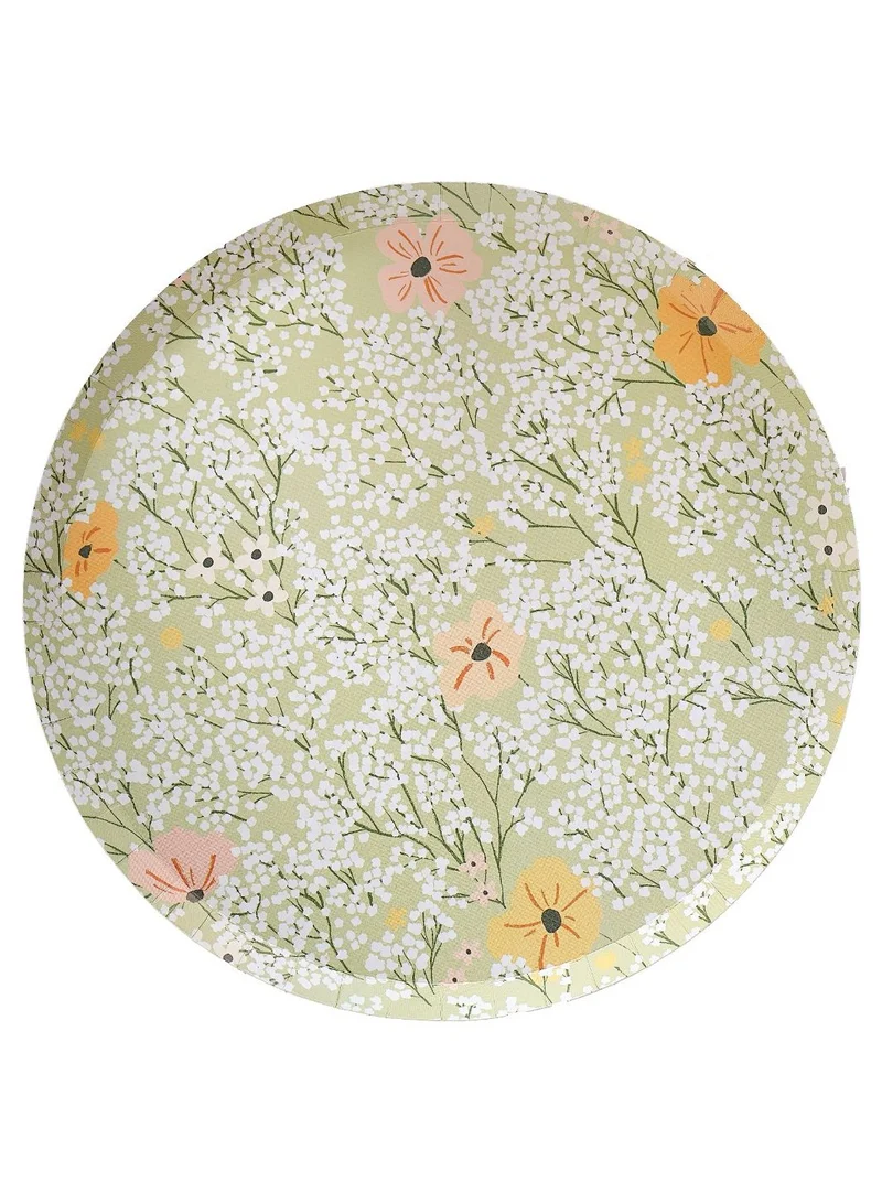Ginger Ray Floral Paper Plate