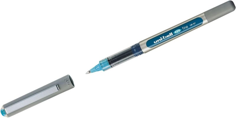 يوني بول Uni-ball Eye Fine Roller Pen - Bright Blue - Image 1