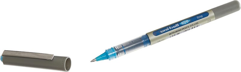 يوني بول Uni-ball Eye Fine Roller Pen - Bright Blue - Image 2