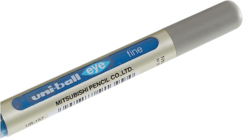 يوني بول Uni-ball Eye Fine Roller Pen - Bright Blue - Image 4