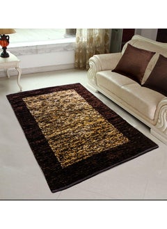 Urban Home Urban Home Printed Transitional Reversible Carpet (Brown & Coffee, Chenille, 3 X 5 Ft)  - Image 1