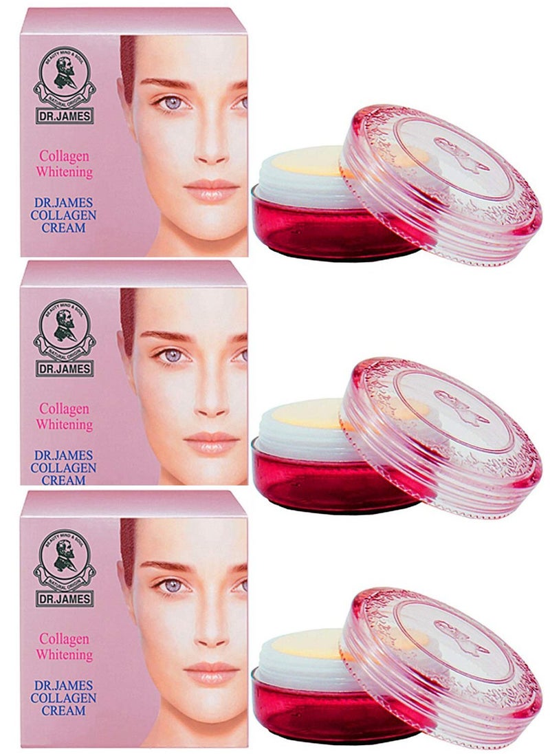 DR. JAMES Collagen Whitening Cream (Pack of3)  - Image 1