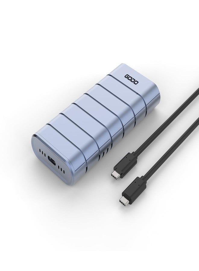 جودو علبة أقراص صلبة GODO 40Gbps M.2 NVMe SSD، مصنوعة من الألومنيوم، من النوع C، بسعة 8 تيرابايت، مزودة بمنفذ USB 4.0، سهلة التركيب بدون أدوات، تدعم أحجام SSD 2230/2280 B+M /M-Key، متوافقة مع Thunderbolt 4/3/USB 4/3.2/3.1/3.0/2.0 - Image 1