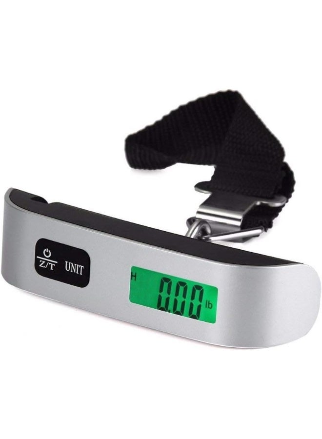 Digital Scales 110lb/50kg Mini Portable Suitcases Scale for Hand Held Bags Luggage Travel Hanging Scales Weighing Balance Pocket Digital LCD  - Image 3