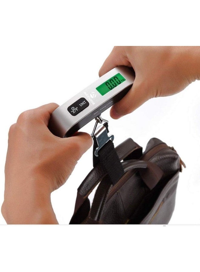 Digital Scales 110lb/50kg Mini Portable Suitcases Scale for Hand Held Bags Luggage Travel Hanging Scales Weighing Balance Pocket Digital LCD  - Image 5