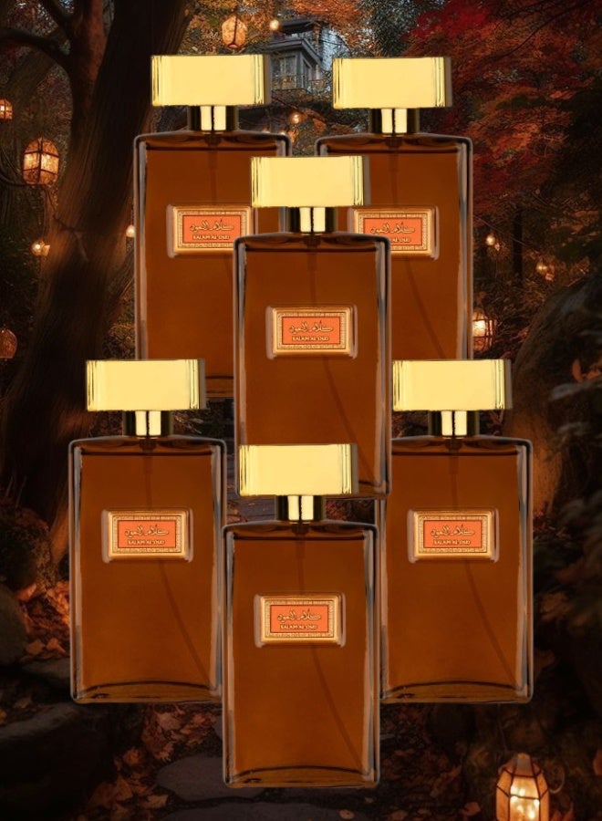 الفخر 6 قطع عطر كلام العود 100مل - Image 1