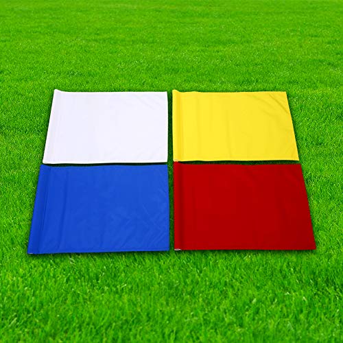 KONDAY Golf Flag,Nylon Training Putting Green Flags,Indoor Outdoor Backyard Garden Portable Golf Target Flags,19.7 * 13.4 inch (4 set) - Image 5